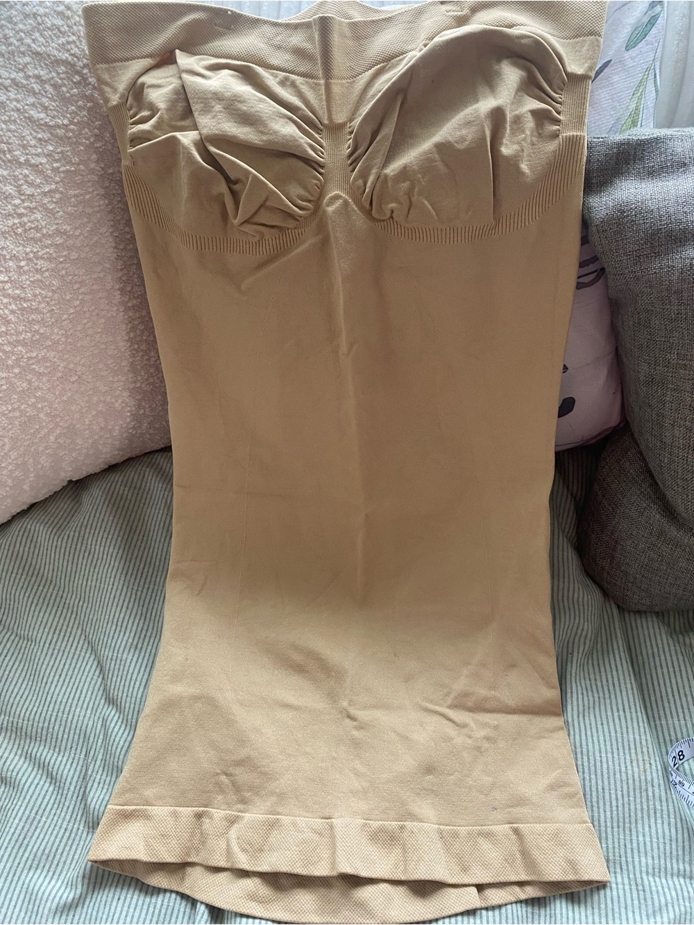 Nude Beige Dress Shapewear, Size L